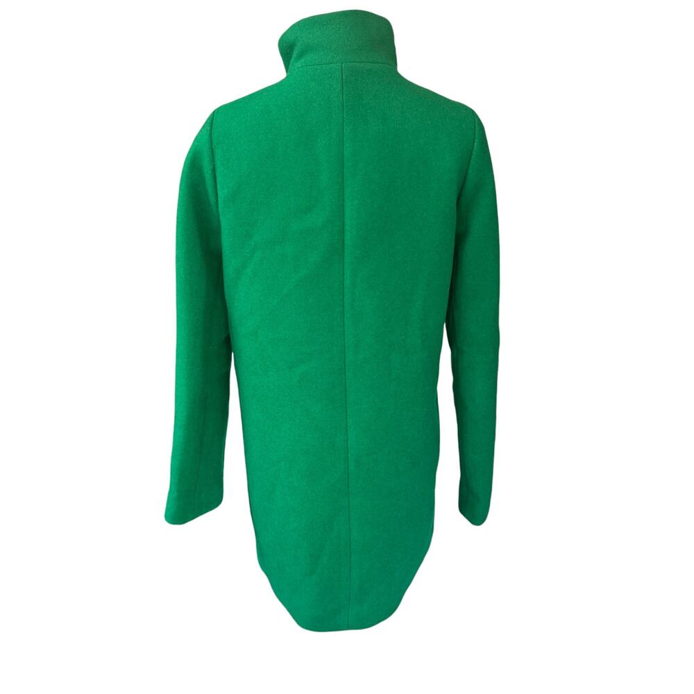 J. Crew Wool Blend City Coat Emerald Green Size 0 Style‎ F5325 - Picture 4 of 13